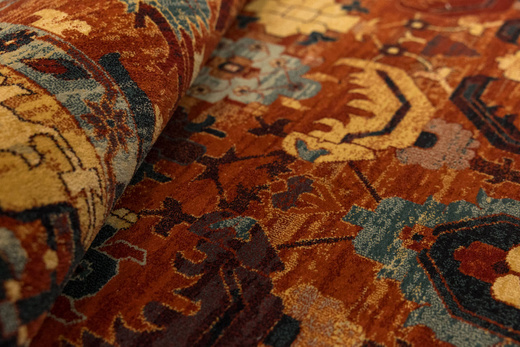 Wełniany Dywan Dywilan Superior Oman Rubin Ornament