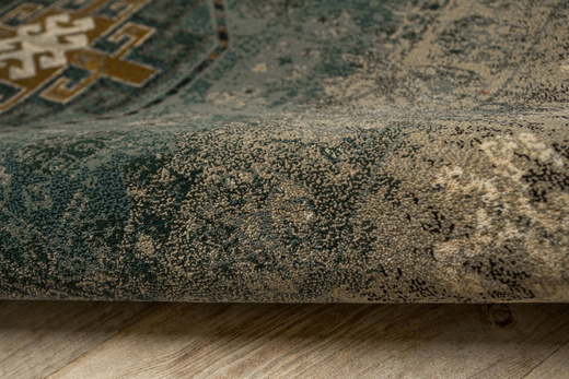 Dywan Wełniany Dywilan Polonia Ashan Light Blue Niebieski Beż