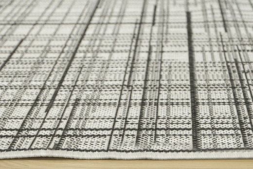 Antypoślizgowy Chodnik 19171/08 grey Szary Kratka szerokość 100 cm