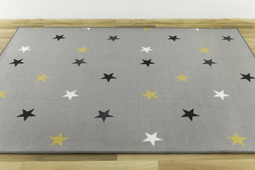 Dywan Stars 19 szare gwiazdki