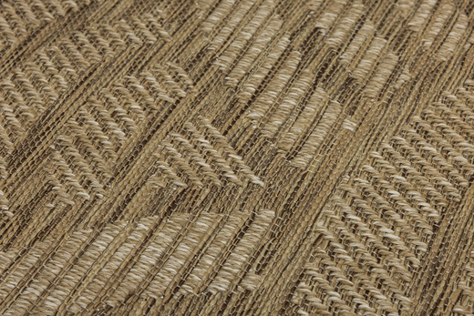 Dywan Sznurkowy Ella ST022A brown/brown Beż Brąz Wachlarze Outdoor