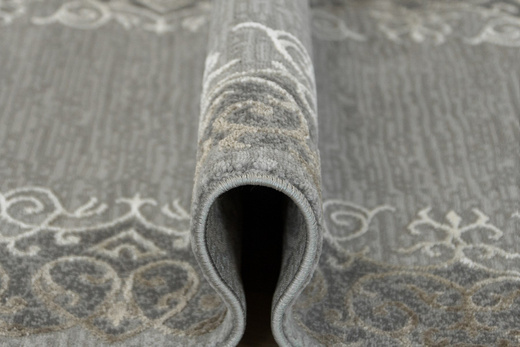 Chodnik galya K3810 grey szary ozdobny ornamentowy szerokość 90 cm