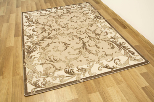 Dywan Galya K4084A brown/brown Brąz Beż Liście