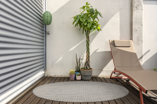 Okrągły Dywan Sznurkowy Jeans 19242/P91 Koło Beż Grafit Jodełka