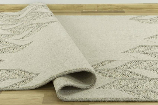 Dywan Agnella Noble Credo Jasny Szary Jodełka