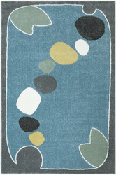  Dywan Dziecięcy Lima M043A cream/l.grey Niebieski Szary Jeziorko