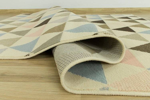 Dywan LUNA 503525/85833 ivory romby kolorowe