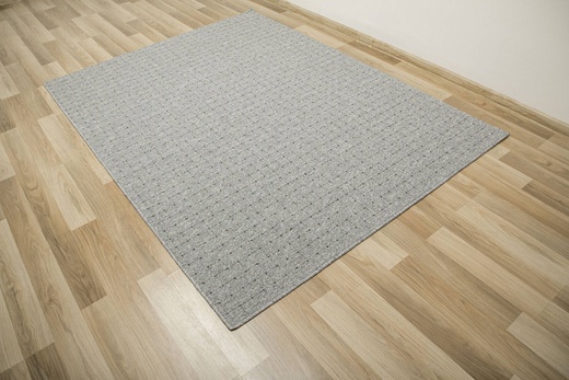 Wykładzina Zembla 73 Szary Grafit Kratka szerokość 2 m