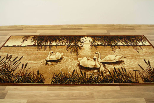 Makata Dywan łabędzie beż