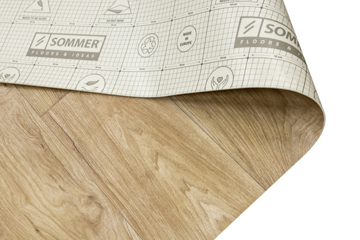 Wykładzina PCV Olympic Wagner 1 Beż Brąz Deski szerokość 2,5 m