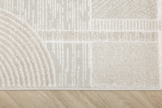 Dywan Matara N745A white/l.beige Beż Krem Kaszmir Geometria Półkola