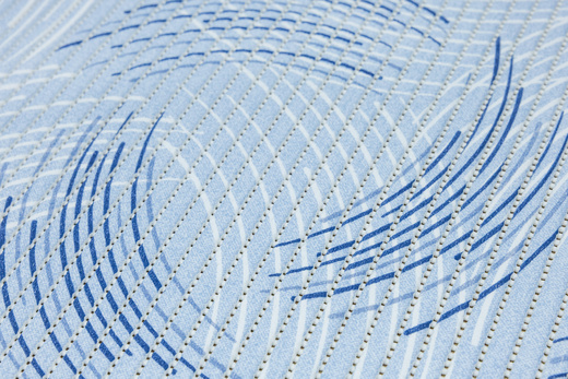 Mata Łazienkowa 88A Niebieski szerokość 65 cm