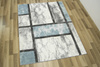  Dywan Lima 9553A cream/blue imitacja marmuru