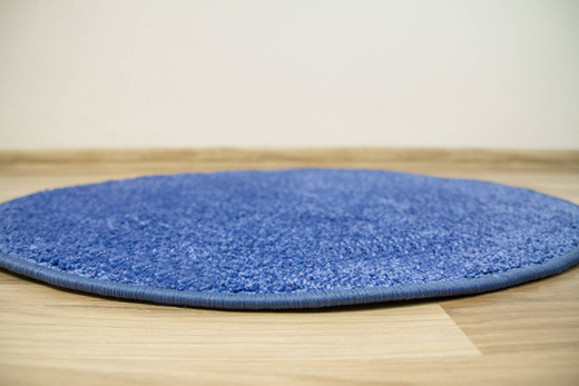 Okrągły Dywan Mabelie 817 Jeansowy Niebieski