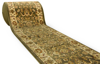 Chodnik Ornamentowy Venezia 1566c Zielony szerokość 67 cm