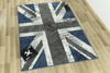 Dywan KIDS 532705/94955 jeans flaga UK