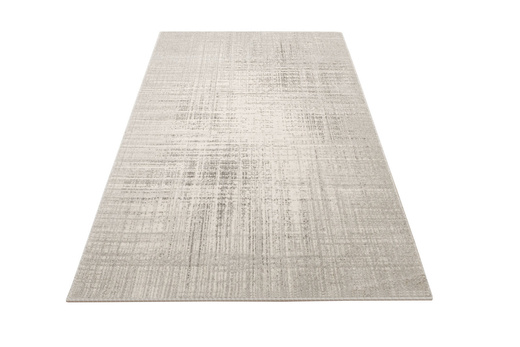 Wełniany Dywan Isfahan-M Rite Popielaty Szary KremowyKratka