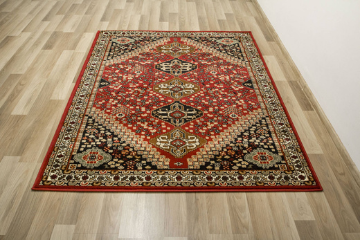 Dywan Ornamentowy Afgan E788A red/black Czerwony Czarny