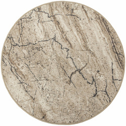 Okrągły Dywan Aqua Marble 04 Beż Antypoślizgowy