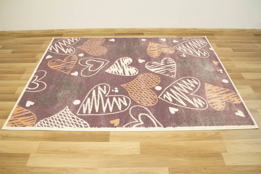 Dywan Dziecięcy Lima 9392A lila/rose