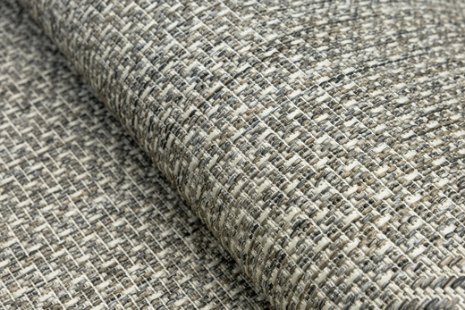 Chodnik Sznurkowy Jeans 19242/P91 Outdoor Beż Grafit Jodełka szerokość 80 cm