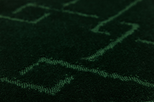 Dywanik Łazienkowy Antypoślizgowy Moreno Dark Green Butelkowa Zieleń Romby