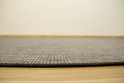 Dywan Dwustronny Sznurkowy Brussels 205664/11010 night silver Grafit Szary Pasy Outdoor