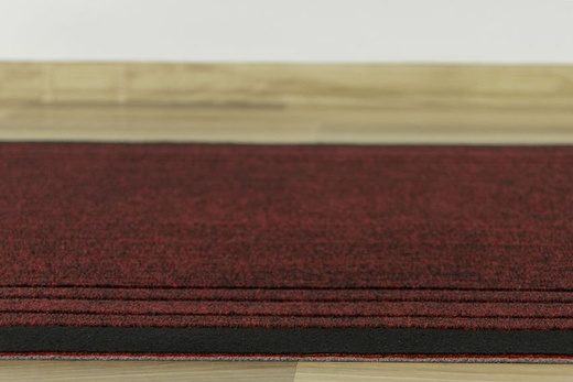 Antypoślizgowy Chodnik Wycieraczka Rekord 877 bordo szerokość 80 cm