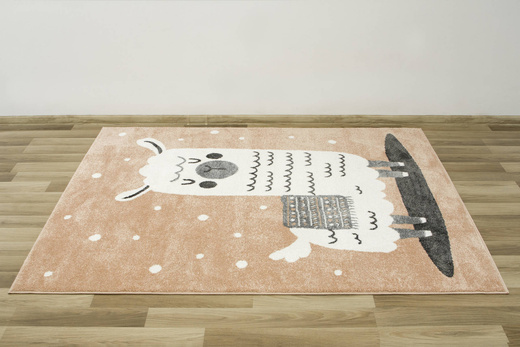 Dywan Dziecięcy Lima 9486A rose/cream Róż Krem Lama