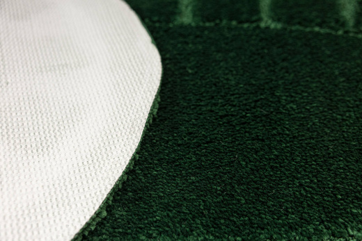 Dywanik Łazienkowy Antypoślizgowy Ocean Butelkowa Zieleń Owalny