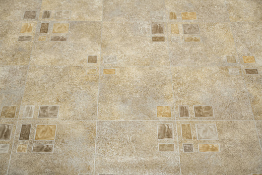 Wykładzina PCV Olympic Capri 2 Płytki Beż szerokość 3 m