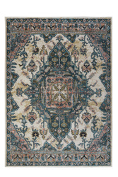 Dywan Lucca 8634A cream/l.grey Ornamentowy Krem Turkus Łosoś