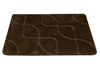 Dywanik Łazienkowy Antypoślizgowy Ivona Brown Brąz Linie
