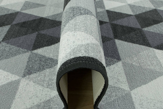 Antypoślizgowy Chodnik Nolan 19 szary szerokość 67 cm