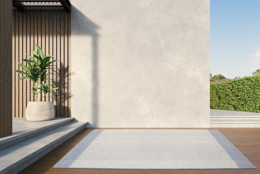 Dywan Dwustronny Sznurkowy Brussels 205664/10310 Ocean Niebieski Krem Outdoor