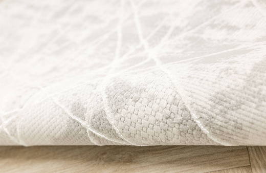 Dywan Illusion H017A creamHB/l.grey Szary Krem Lśniący Marmur Linie