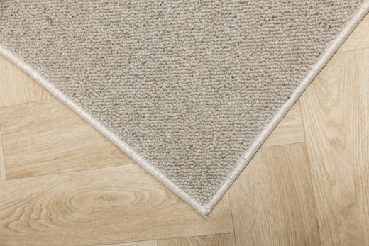 Wełniana Wykładzina Pętelkowa Nelson 173 Szary szer. 5 m