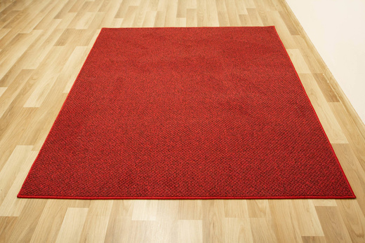 Wykładzina Pętelkowa Stockholm 35 Czerwony Czarny Melanższerokość 4 m