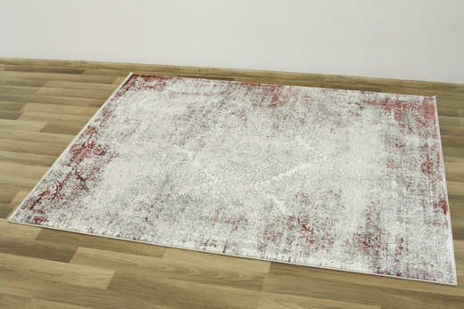 Dywan DAVINCI 2019A d.red/beige Z86-45 Ornament Kremowy Ciemny Czerwony