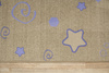 Welurowy Dywan Dziecięcy Stars Cfl-s1 Pastelowe Gwiazdki