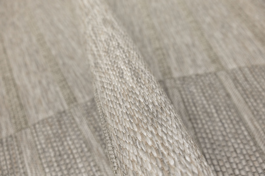 Dywan Sznurkowy Oria 82VH7-Y Beż Szary Prostokąty Gruby Splot