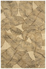 Wełniany Dywan Tempo Natural-B Feath Krem Beż Liście