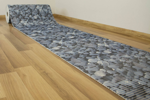 Mata Łazienkowa Softy-tex 810 Niebieskie Kamienie szerokość 65 cm