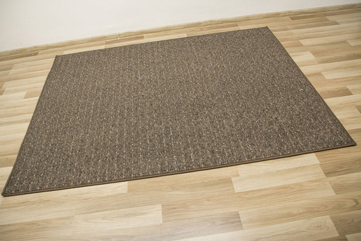 Dywan Pętelkowy Zembla 93 Brąz Beż Melanż Kratka