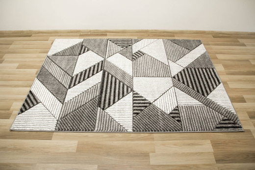 Dywan Amelia A632A grey/d.grey Szary Linie Paski Kreski