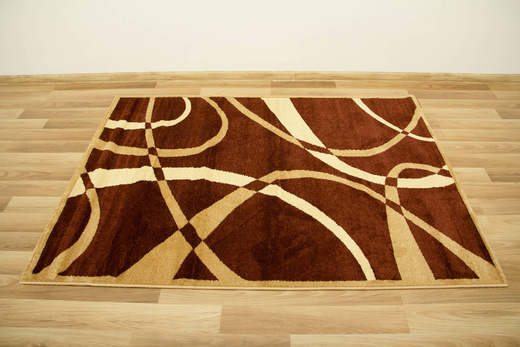 Dywan Nowoczesny Sapphire F06/13 Pasy Beż Krem Brąz