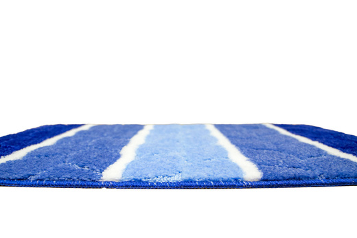 Komplet 3-częściowy Łazienkowy Fano Niebieski Paski