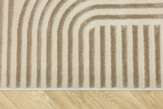 Dywan Misha J487A d.beige/beige Beżowy Geometria Linie