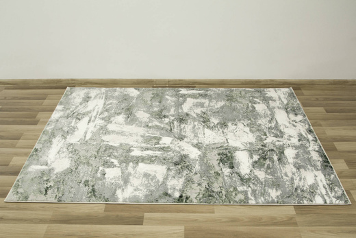 Dywan DAVINCI 2443A d.green/beige Y04/45 Butelkowa Zieleń Beż