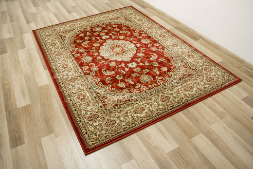 Dywan Super Rose 2095A red/cream Ornament Kwiatowy Czerwień Krem